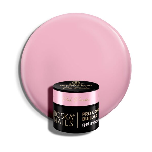 Żel budujący UV do paznokci Pro Control Builder Gel System UV Pink Paradise Boska nails  5 ml