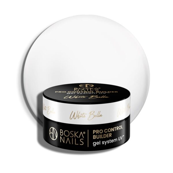 Żel budujący UV do paznokci Pro Control Builder Gel System UV White Bella Boska Nails 30 ml