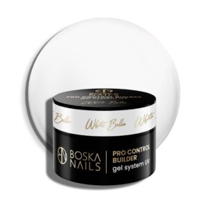Żel budujący UV do paznokci Pro Control Builder Gel System UV White Bella Boska Nails 50 ml