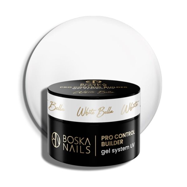 Żel budujący UV do paznokci Pro Control Builder Gel System UV White Bella Boska Nails 50 ml
