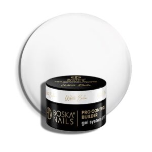 Żel budujący UV do paznokci Pro Control Builder Gel System UV White Bella Boska Nails 15 ml