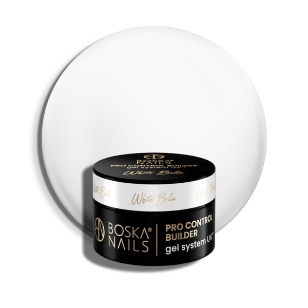 Żel budujący UV do paznokci Pro Control Builder Gel System UV White Bella Boska Nails 15 ml