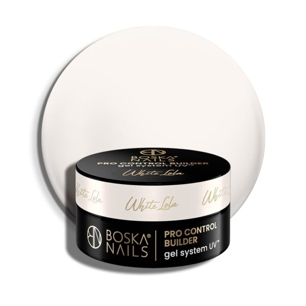 Żel budujący UV do paznokci Pro Control White Lola Boska Nails 30 ml
