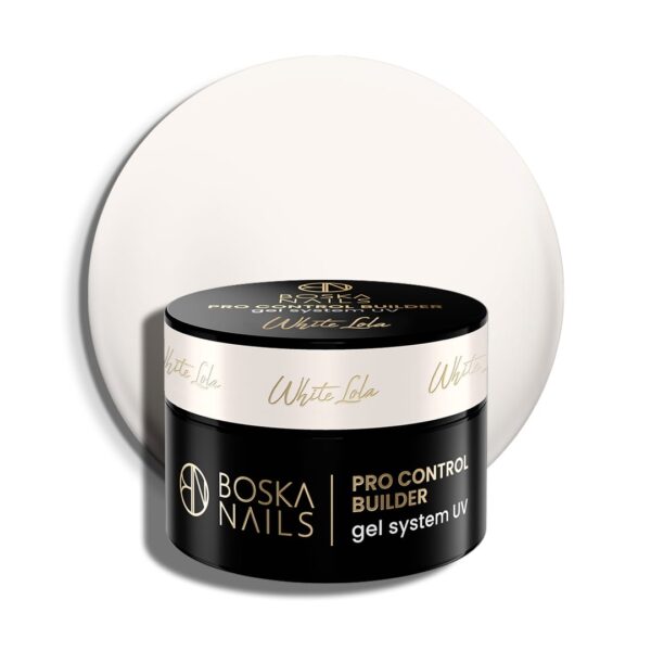 Żel budujący UV do paznokci Pro Control White Lola Boska Nails 50 ml