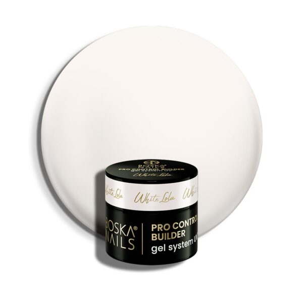 Żel budujący UV do paznokci Pro Control White Lola Boska Nails 5 ml