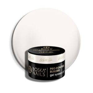 Żel budujący UV do paznokci Pro Control White Lola Boska Nails 15 ml