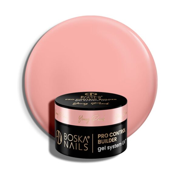 Żel budujący UV do paznokci Pro Control Builder Gel System UV Young Peach Boska Nails 15 ml