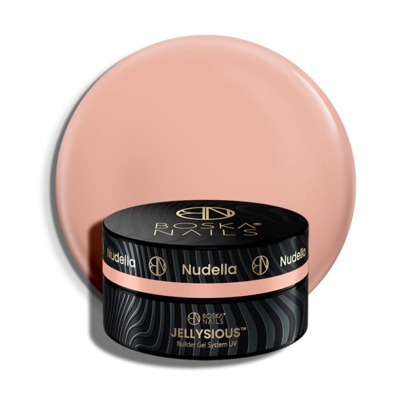 Żel budujący UV do paznokci galaretka Jellysious Nudella Boska Nails 30 ml