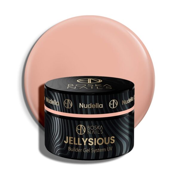 Żel budujący UV do paznokci galaretka Jellysious Nudella Boska Nails 50 ml