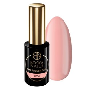 Baza kauczukowa Pro Rubber Base Livia Boska Nails 10 ml Baza kauczukowa Pro Rubber Base Livia Boska Nails 10 ml