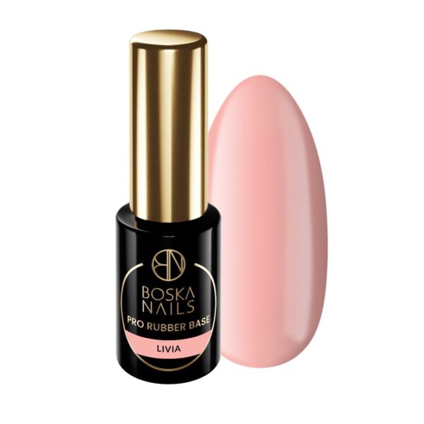 Baza kauczukowa Pro Rubber base Livia Boska Nails 6 ml