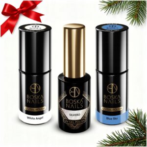Set lakierów hybrydowych 301 + 321 + 491 Boska Nails