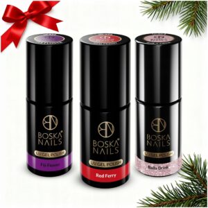 Set lakierów hybrydowych 326 + 364 + 424 Boska Nails