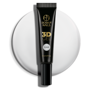 GEL 3D żel do zdobień Clear Boska Nails 8 ml