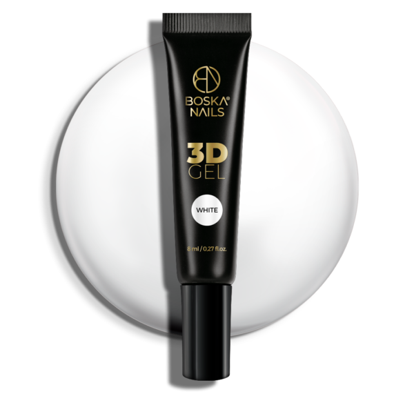 GEL 3D żel do zdobień White Boska Nails 8 ml