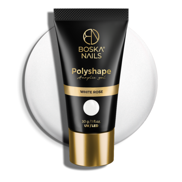 Akrylożel Polyshape  White Rose Boska Nails 30 g