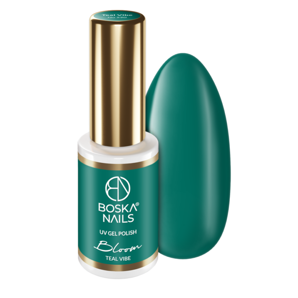 Lakier hybrydowy Bloom TEAL VIBE no 590 Boska Nails 6 ml