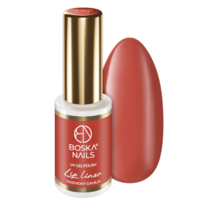 Lakier hybrydowy Lip Liner Harmony Dhalia no 596 Boska Nails 6 ml