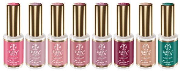 Set lakierów hybrydowych kolekcja Bloom Boska Nails