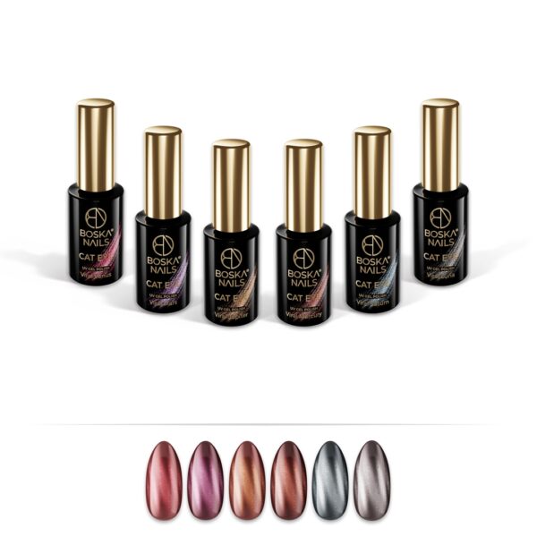 Set Viral Cat Eye Boska Nails Set Viral Cat Eye Boska Nails