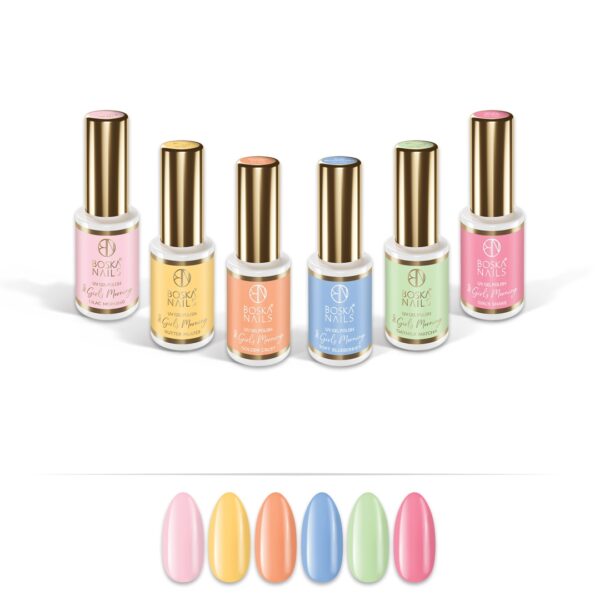 Set lakierów hybrydowych That's Girl"s Morning Boska Nails