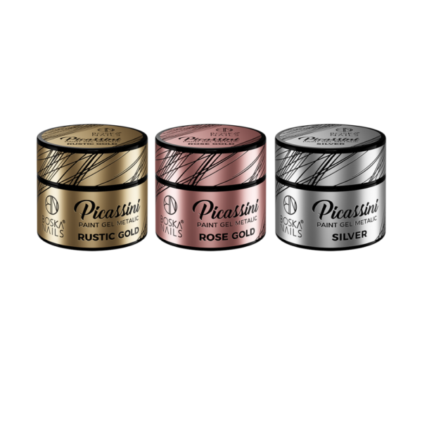 Set Picassini Metalic Paint Gel 5 ml