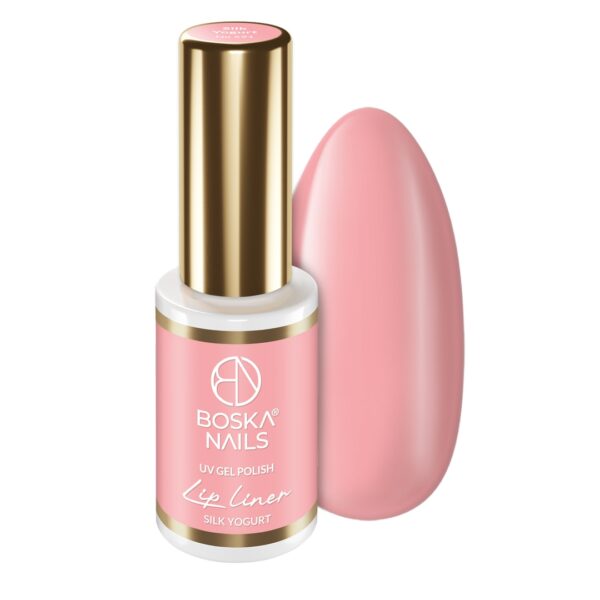 Lakier hybrydowy Lip Liner Silk Yogurt no 591 Boska Nails 6 ml