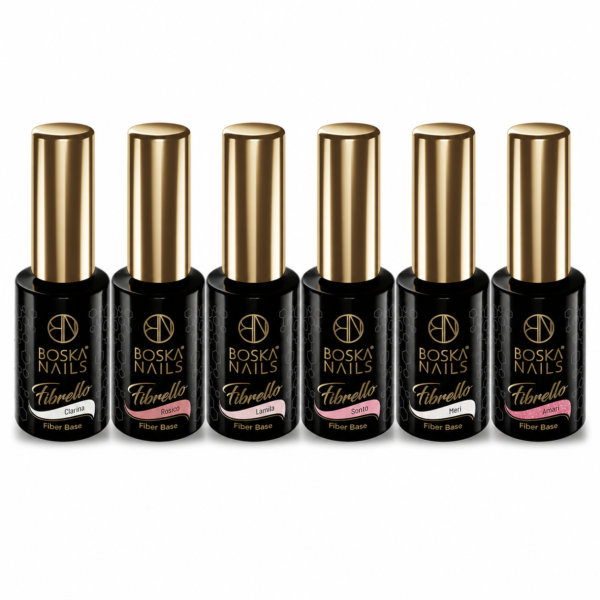 Set Fibrello Fiber Base Boska Nails 6 pcs