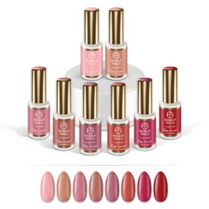 Set lakierów hybrydowych Lip Liner Boska Nails