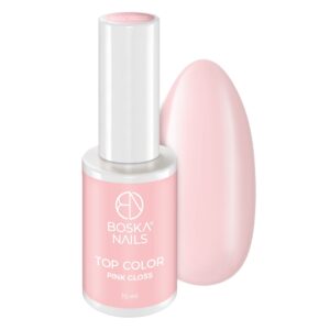Top  Color Pink Gloss No Wipe Boska Nails 10 ml