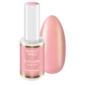 Baza kauczukowa Rubber City Girl WARM GLOW Boska Nails 10 ml