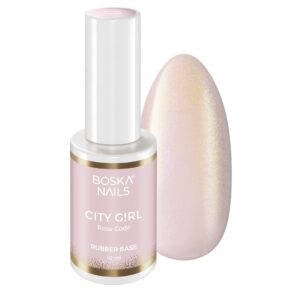 Baza kauczukowa Rubber City Girl ROSE CODE Boska Nails 10 ml