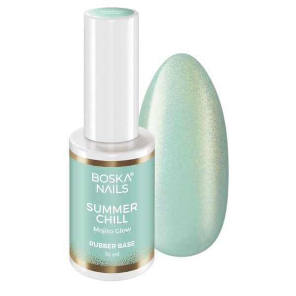 Baza kauczukowa Summer Chill MOJITO GLOW Boska Nails 10 ml