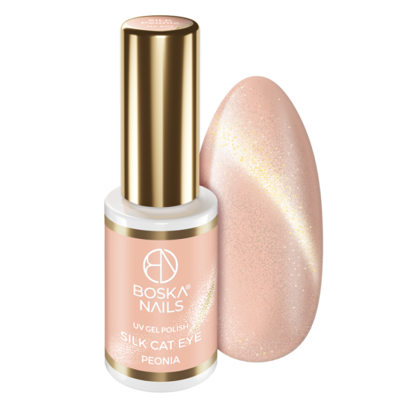 Lakier hybrydowy Cat Eye Silk Peonia nr 503 Boska Nails 6 ml