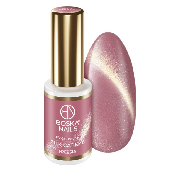 Lakier hybrydowy Cat Eye Silk Freesia  nr 505 Boska Nails 6 ml