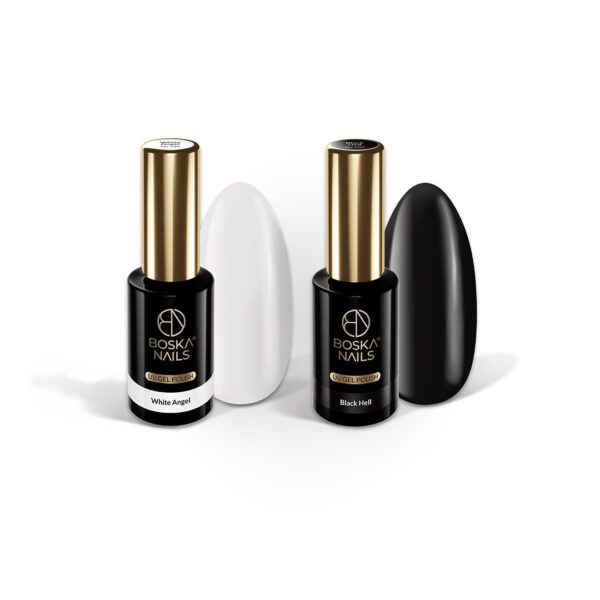 Must Have Up White & Black Boska Nails