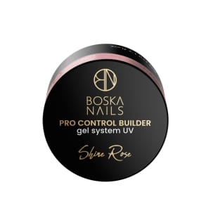 Żel budujący UV do paznokci Pro Control Builder Gel System UV Shine Rose Boska Nails 50 ml